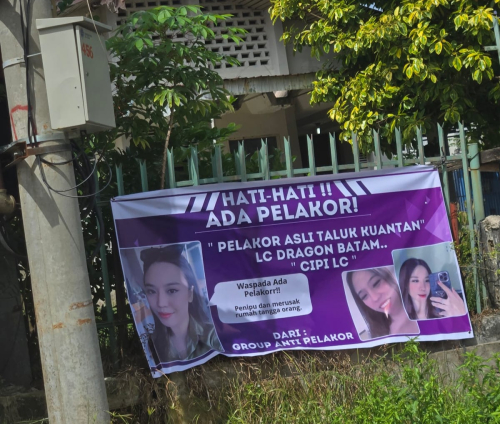 Dituding Merusak Rumah Tangga, Sosok Cipi Diseret ke Ruang Publik Lewat Spanduk