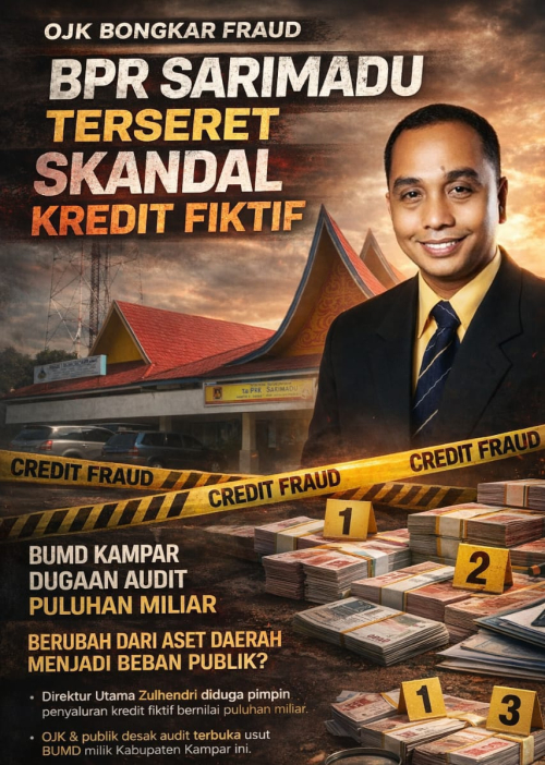 OJK Bongkar Fraud di BPR, BPR Sarimadu (Perseroda) Dikabarkan Terseret Dugaan Kredit Fiktif Puluhan Miliar