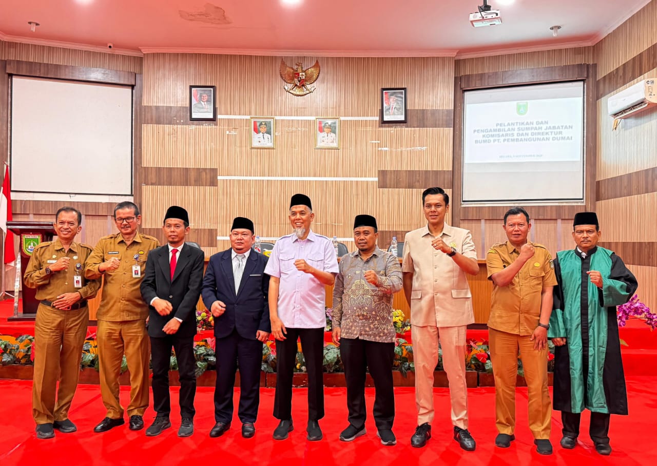 Paisal Kukuhkan Manajemen Baru PT Pembangunan Dumai: BUMD Harus Jadi Mesin PAD!