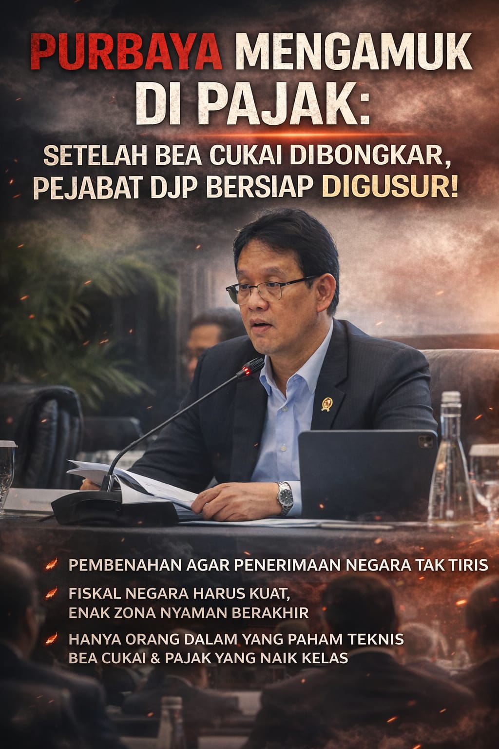 Purbaya Mengamuk di Pajak: Setelah Bea Cukai Dibongkar, Pejabat DJP Bersiap Digusur!