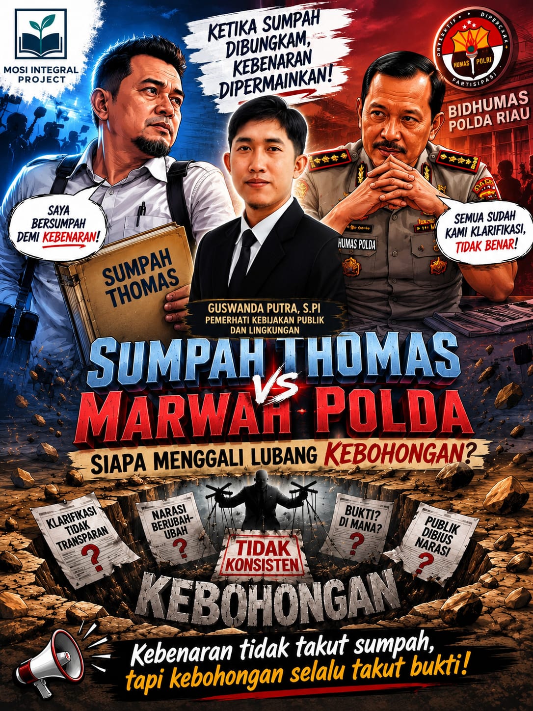Sumpah Thomas vs Marwah Polda: Siapa yang Harus Membuktikan Kebenaran ?
