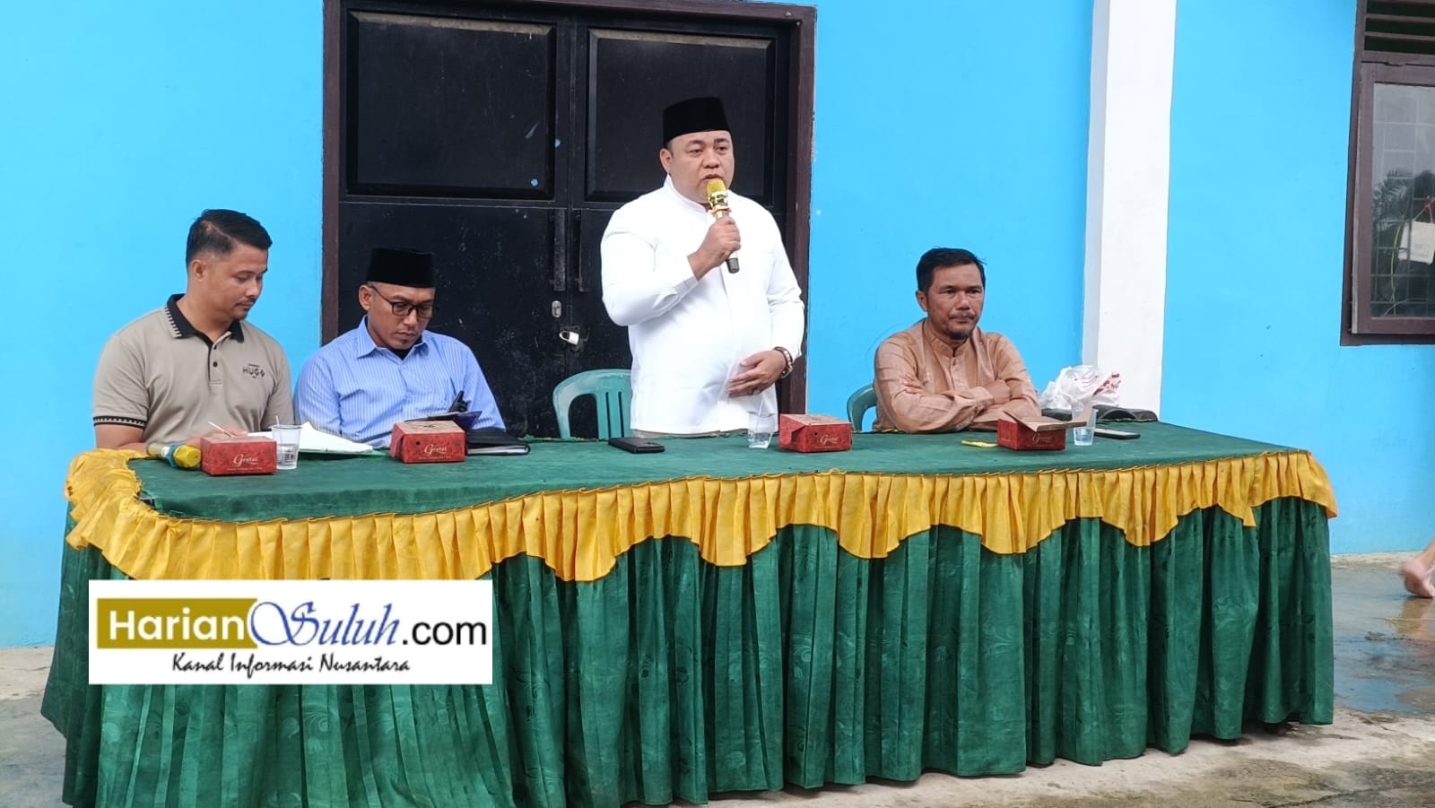 Ketua Badan Kehormatan DPRD Provinsi Riau Imustiar,S.IP.,M.H Reses di Desa Tanjung Kuyo dan Desa Genduang