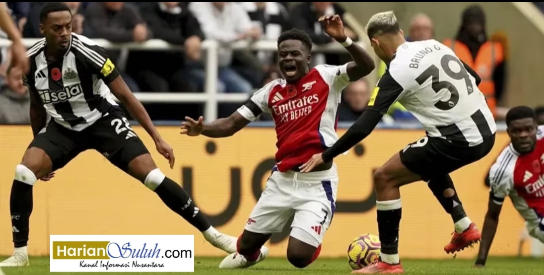 Tumbang Dikandang Newcastle, Arsenal Tertinggal Kian Jauh Dari Man City