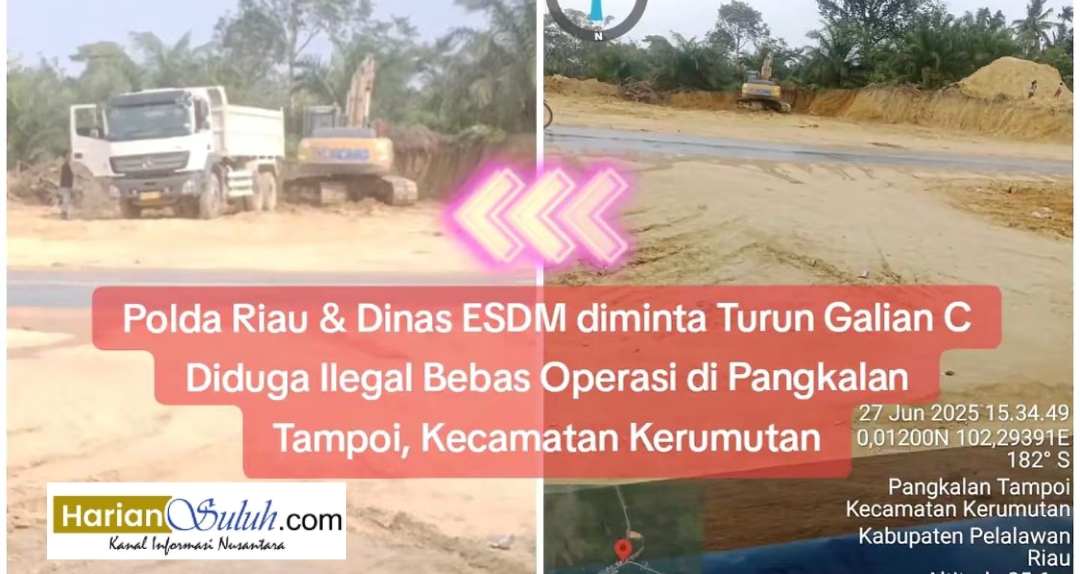 Disebut Pakai Galian C Ilegal, PT EMP Riau Bantah,Tati : Kami Hanya Titip Di Tempat Kadus
